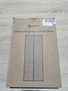 Moskitiera do drzwi 80cm x 220cm czarna 