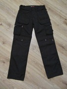 TUFFSTUFF WORKWEAR CORDURA męskie czarne spodnie robocze nowe_ 28/30