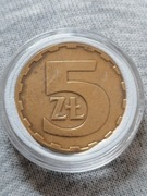 5zł 1985Piękna!!! Prl