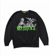 BLUZA BEETLE JUICE MĘSKA CZARNA r. L