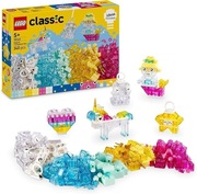 LEGO Classic Magiczny Zestaw Przezroczyste Klocki 11040 dla 5-latka