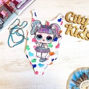 Jednoczęściowy strój kąpielowy LOL Surprise dla dziewczynki,rozmiar 110-116