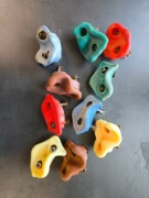 Chwyty wspinaczkowe kamienie 10 szt. 