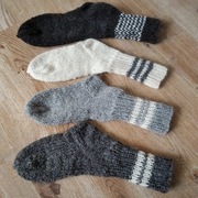  skarpety welniane góralskie 100% ręczna robota. 