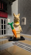 Minifigurka LEGO COL20-7 col364 Llama Costume Girl, Kostium lamy, Seria 20