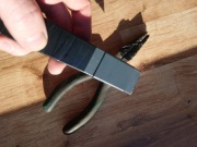 zaślepka ,złączka łącznik ceownika ceownik 25x25mm balustrada szklana 