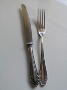 sztućce srebro vintage przedwojenne Niemcy Breslau  Wrocław