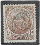 ANGLIA KOLONIE BARBADOS 1/2D