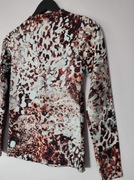 Bluzka damska brązowa print M/38