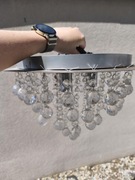 Lampa sufitowa plafon kryształowy