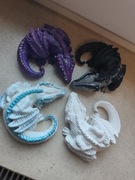 Figurka gipsowa smok zestaw