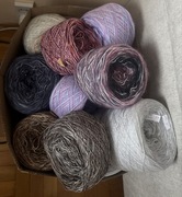 Zestaw włóczek - 20 sztuk