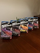 Hotwheels fast and furious pełny set 5/5.
