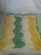 RRR - Kocyk dla dziecka ręcznie robiony szydełkiem