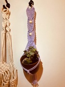 Makrama kwietnik - boho, własnoręcznie robiony, handmade