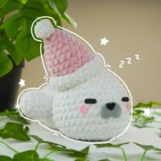 wyszydełkowana foka