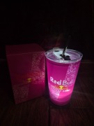 Kubek Red Bull LED świecący różowy 