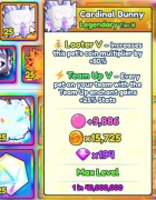 Shiny Cardinal Bunny 1/40m Bubble Gum Simulator INFINITY
