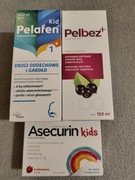 Asecurin kids, Pelbez +, Pelafen Kid, zestaw na odporność i przeziębienie 