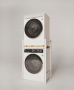 Stojak regał stelaż na pralkę suszarkę metalowy loftowy biały stelaż