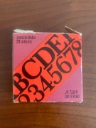 Taśma do maszyny do pisania czechosłowacka, vintage