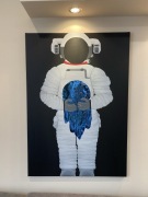 Obraz abstrakcyjny- astronauta