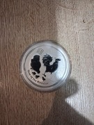 2017r Lunar 2 Rok Koguta 1uncja srebra.