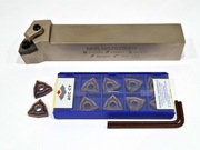 Nóż tokarski składany MWLNR2525 + płytki WNMG080408 + części