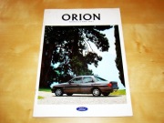 Prospekt Ford Orion 1992 brzydka okładka