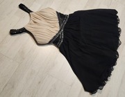 strój disco lata 80 sukienka balowa S nr 1728