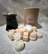 Wosk zapachowy NK mix  120  + ręcznie kominek ceramiczny rękodzieło