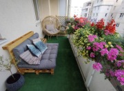 Siedzisko z palet komplet poduch