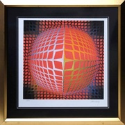 Victor Vasarely - VEGA KONTOSH 1971 podpisana litografia 8/50 sztuk