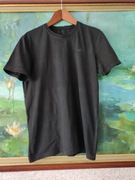 4F koszulka t-shirt męski czarny klasyczny gładki bawełniana sportowa