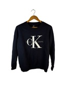 Bluza Calvin Klein granatowa duże logo klasyk M