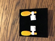 Kolczyki Lego szczotki do włosów