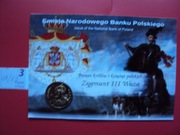 Moneta 2zł Zygmunt III Waza w blistrze jak na foto