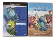 Potwory i Spółka & Uniwersytet Potworny DVD Bajki Disney Pixar Komplet