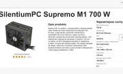 zasilacz SilentiumPC Supremo M1 700. 80PT