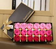 Mydlane róże zestaw 18 sztuk 