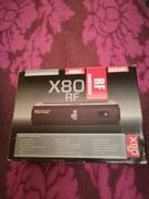 Dekoder satelitarny Opticum X80 RF zawierający modulator RF