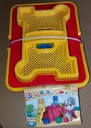 Zestaw do piaskownicy Łopatka grabki foremki forteca