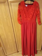 SUKIENKA WESELNA BALOWA CZERWONA   M  bartex