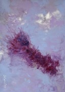 „Chwila na ciepłe myśli” akryl, płótno, abstrakcja