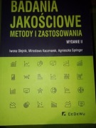 Iwona Olejnik "Badania jakościowe,metody i zastosowania"