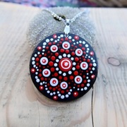 Wisiorek ręcznie malowany - ENERGY