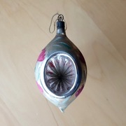 Stara bombka szklana PRL [9] [reflektor]