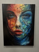 Obraz olejny Kalejdoskop Emocji 85 x 113 cm