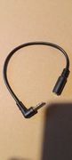 Tomost kąt 2,5 mm męski na 2,5 mm żeński kabel audio adapter