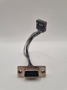 Adapter COM RS232 DB9 do płyty głównej - przewód 10-pin